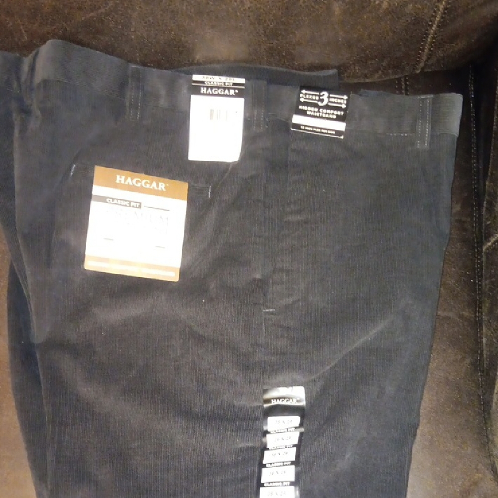 Haggar Men's Black Pants
